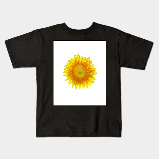 Sun Flower Kids T-Shirt by denip